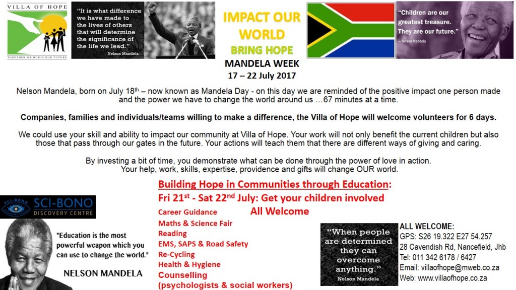 2017 MANDELA WEEK